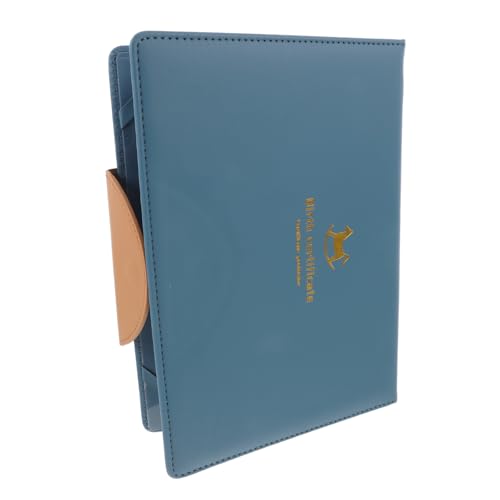 Veemoon Auszeichnungen Geburtsurkundenhalter Geburtsurkundenhülle Geburtsurkundenschutz Dokumentenmappe Wasserdicht Postertasche Ordnerzubehör Urkundenmappen Blau Pu von Veemoon