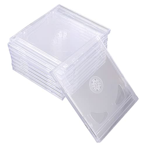 Veemoon DVD Halter 27 Stück Reise-Aufbewahrungsbox Aus Acryl Tragbar Transparente CD-Box von Veemoon