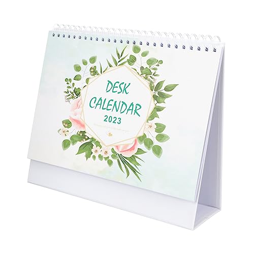 Veemoon Englisch Tischkalender Akademischer Planer Für Büro Home Office Spiralbindung Dekorativer Schreibtischkalender Im Wasserfarben Design Planer von Veemoon