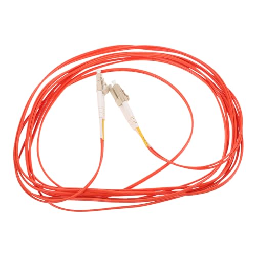 Veemoon Faser-Jumper Glasfaser Faser -Internetkabel digitales optisches Audiokabel Faserspleißer gepanzertes Kabel Optisches Audiokabel für Soundbar Singlemode-Faser LSZH-Material Orange von Veemoon