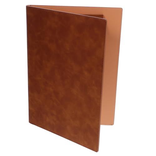 Veemoon Geschäftsordner Datei Bürobedarf Konferenzmappe dokumentieren Organisatoren Dokumentenordner besprechungsmappe folder schreibtisch Geschäftsportfolio Portfolio-Ordner Leder Brown von Veemoon