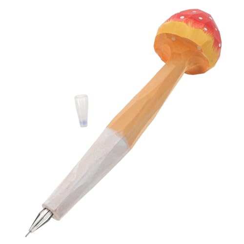Veemoon Gravurstift Aus Holz Pilz-schreibtischzubehör Pilzförmige Stifte Schreiben Stationär Pilzstift Studenten Stift Schule Pilz-kugelschreiber Pilz Zeug Süße Stifte von Veemoon