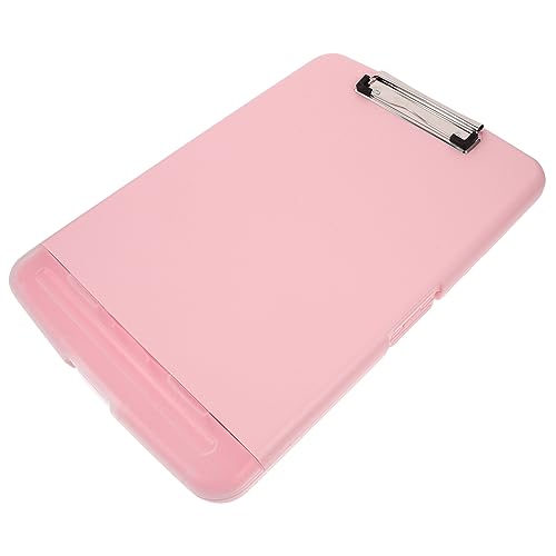 Veemoon Kasten Aktenbox-Schreibblock poly Aktenhalter falten Ordner Planke schreintischorganizer schreibtisch organiser Tragbarer Papier-Organizer Organisatoren aus Papier Tafel pp Rosa von Veemoon