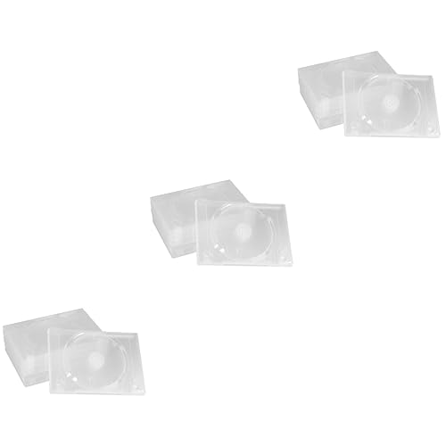 Veemoon Kunststoffbehälter 18 Stück – Geldbörse DVD-Halterung Frost Booklet Disc Kino Durchsichtig Für Zuhause Mit Kunststoffhalter Tragbar Für Transparentes Fach Doppelter Auto Stehen von Veemoon