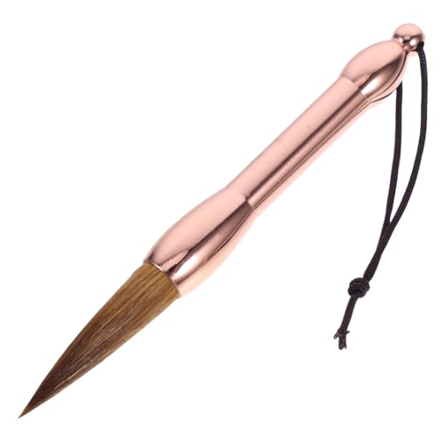 Veemoon Mini -stift Kalligrafie-pinsel Zeichnenpinsel Kalligraphiestifte Zum Zeichnen Kalligraphiepinsel Zum Schreiben Tintenpinsel Kalligrafiestifte Zum Schreiben Rose Gold Wolfshaar von Veemoon