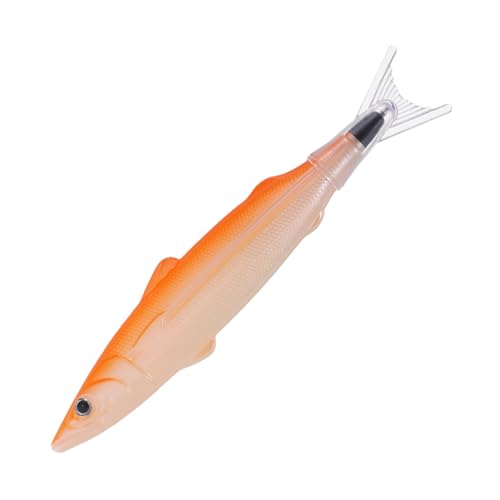 Veemoon Neuartiger Tintenstift Lustiger Fischstift Kreativer Fisch Kugelschreiber Fischförmiger Kugelschreiber Niedliche Fischstifte Fisch Neuheitsstift Gesalzener Fischform von Veemoon