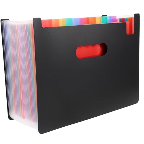 Veemoon Regenbogen-Akkordeontasche Datei-Organizer-Ordner Akkordeon Ordner Dateiordner-Organizer Dateien erweitern Multi-Grid-Dateiordner farbige Sorteretiketten pp Black Veemoon Regenbogen-Akkordeontasche Datei-Organizer-Ordner Akkordeon Ordner Dateiordner-Organizer Dateien erweitern Multi-Grid-Dateiordner farbige Sorteretiketten pp Black von Veemoon