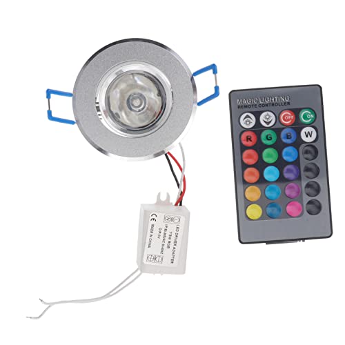 Veemoon Rgb Deckenleuchte Dimmbar mit Fernbedienung Vielseitige LED Deckenlampe für Wohnzimmer Schlafzimmer Ktv und Farbwechselndes Spotlight für Stimmungsvolle Beleuchtung von Veemoon