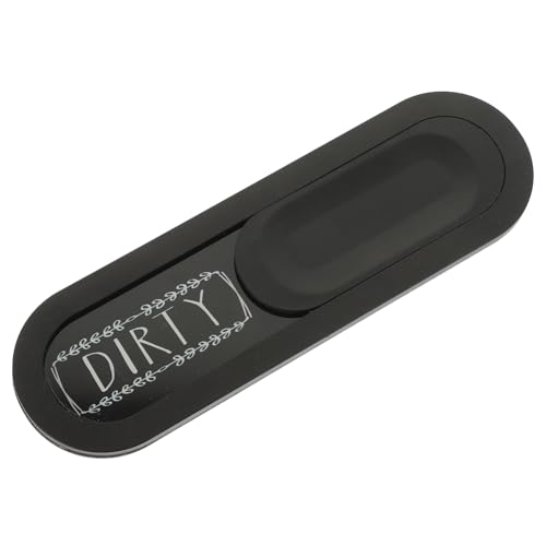 Veemoon Eleganter Schwarzer Spülmaschinenmagnet „clean Dirty“ Schild Wendbar Wäscheraum-accessoire Neu von Veemoon