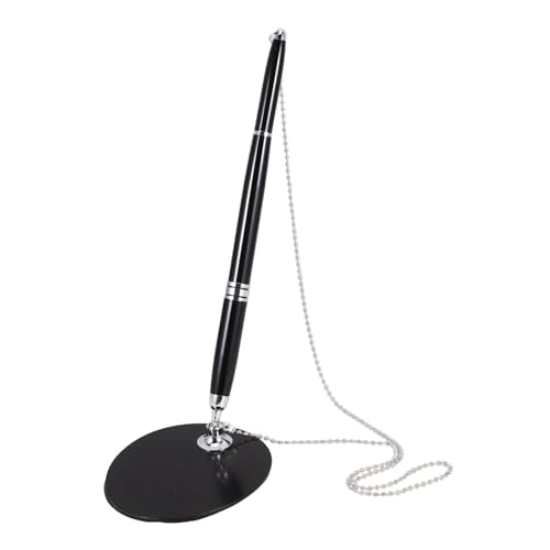 Veemoon Stift unterschreiben Stift mit Halter Tintenstifte zum Schreiben Schreibstift Business-Kugelschreiber Schreibwarenhalter für den Tisch Stahl Black Veemoon Stift unterschreiben Stift mit Halter Tintenstifte zum Schreiben Schreibstift Business-Kugelschreiber Schreibwarenhalter für den Tisch Stahl Black von Veemoon