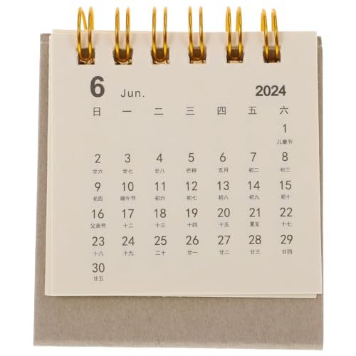 Veemoon Tragbarer Mini Tischkalender Exquisiter Monatskalender für Büro und Zuhause Praktischer Stehkalender aus Hochwertigem Material für Lehrer Veemoon Tragbarer Mini Tischkalender Exquisiter Monatskalender für Büro und Zuhause Praktischer Stehkalender aus Hochwertigem Material für Lehrer von Veemoon
