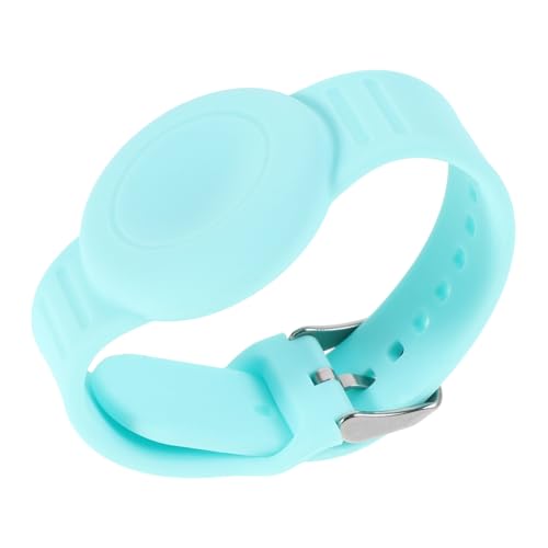 Veemoon Uhrengehäuse Tracker-Armband Für Protective Watch Band Tracker-uhrenarmband Silicon Watch Band Für Tracker Mini-ortungsgurt -Armband Light Green Kieselgel von Veemoon