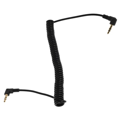Veemoon Zum Kabel Rechts Spule Grad Kabel Stereo Kopfhörer Männlich Verlängerung Schwarz Gummi von Veemoon