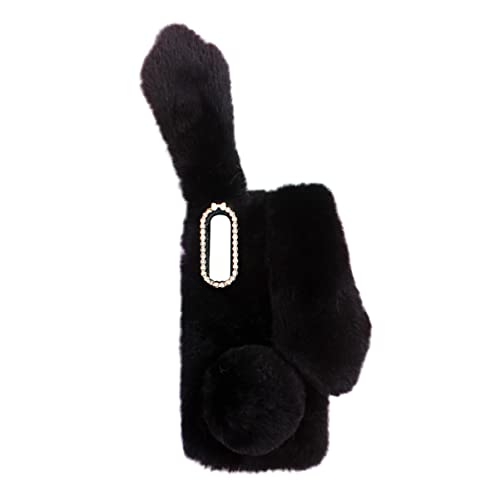 Veemoon kaninchenförmiger Telefonschutz Handyhüllen Fall überwintern winterk cutermesserser phonecase Funktionen Plüsch schützende Smartphone-Hülle Handyhülle Handy Abdeckung Black Veemoon kaninchenförmiger Telefonschutz Handyhüllen Fall überwintern winterk cutermesserser phonecase Funktionen Plüsch schützende Smartphone-Hülle Handyhülle Handy Abdeckung Black von Veemoon