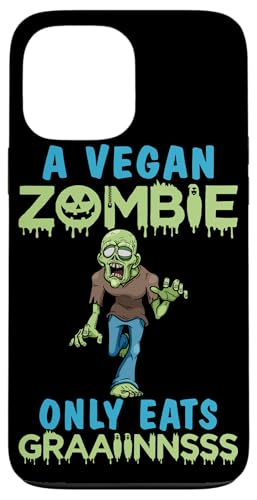 Ein veganer Zombie isst nur Getreide, veganes Design für Vegetarier Hülle für iPhone 13 Pro Max Ein veganer Zombie isst nur Getreide, veganes Design für Vegetarier Hülle für iPhone 13 Pro Max von Vegan Design Ideas For Vegans And Vegetarians