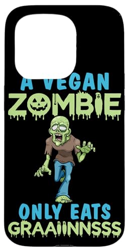 Ein veganer Zombie isst nur Getreide, veganes Design für Vegetarier Hülle für iPhone 15 Pro Ein veganer Zombie isst nur Getreide, veganes Design für Vegetarier Hülle für iPhone 15 Pro von Vegan Design Ideas For Vegans And Vegetarians