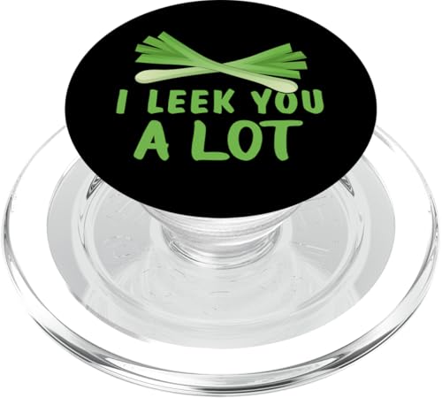 I Leek You A Lot Veganes Design für Pflanzennahrer PopSockets PopGrip für MagSafe I Leek You A Lot Veganes Design für Pflanzennahrer PopSockets PopGrip für MagSafe von Vegan Design Ideas For Vegans And Vegetarians