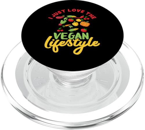 Ich liebe einfach veganen Lebensstil Veganes Design PopSockets PopGrip für MagSafe Ich liebe einfach veganen Lebensstil Veganes Design PopSockets PopGrip für MagSafe von Vegan Design Ideas For Vegans And Vegetarians