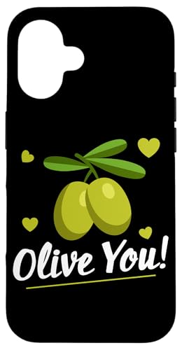 Olive You! Veganes Design für Pflanzenfresser und Vegetarier Hülle für iPhone 16 Olive You! Veganes Design für Pflanzenfresser und Vegetarier Hülle für iPhone 16 von Vegan Design Ideas For Vegans And Vegetarians