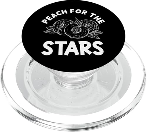 Peach For The Stars Veganes Design For Fruitarian PopSockets PopGrip für MagSafe Peach For The Stars Veganes Design For Fruitarian PopSockets PopGrip für MagSafe von Vegan Design Ideas For Vegans And Vegetarians