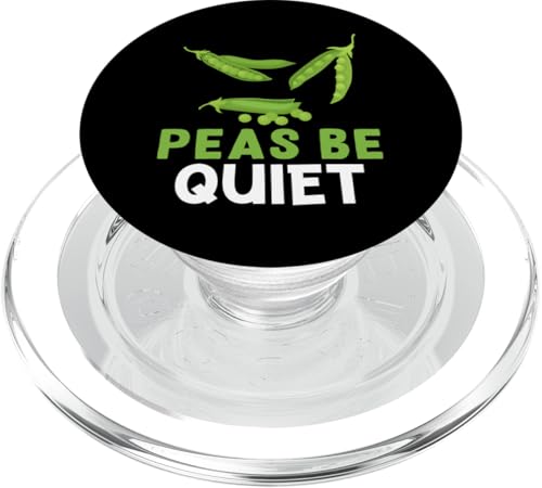 Peas Be Quiet Veganes Design für Vegetarier PopSockets PopGrip für MagSafe Peas Be Quiet Veganes Design für Vegetarier PopSockets PopGrip für MagSafe von Vegan Design Ideas For Vegans And Vegetarians