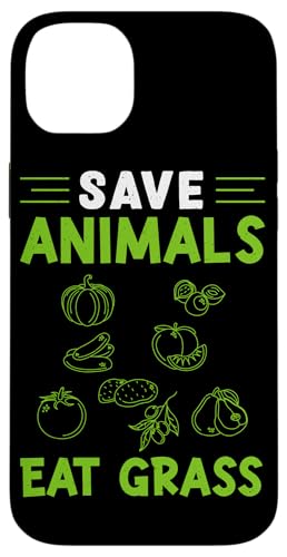 Save Animals – Eat Grass Veganes Design für Getreidefresser Hülle für iPhone 14 Plus Save Animals – Eat Grass Veganes Design für Getreidefresser Hülle für iPhone 14 Plus von Vegan Design Ideas For Vegans And Vegetarians