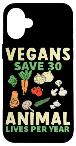 Sparen Sie 30 Tierleben pro Jahr, veganes Design für Vegetarier Hülle für iPhone 16 Plus Sparen Sie 30 Tierleben pro Jahr, veganes Design für Vegetarier Hülle für iPhone 16 Plus von Vegan Design Ideas For Vegans And Vegetarians