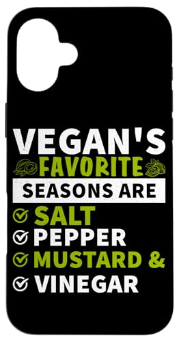 Vegan's Favorite Seasons Veganes Design für Vegetarier Hülle für iPhone 16 Plus Vegan's Favorite Seasons Veganes Design für Vegetarier Hülle für iPhone 16 Plus von Vegan Design Ideas For Vegans And Vegetarians