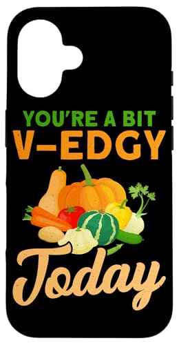 You're A Bit V-edgy Today Veganes Design für Veggie Hülle für iPhone 16 You're A Bit V-edgy Today Veganes Design für Veggie Hülle für iPhone 16 von Vegan Design Ideas For Vegans And Vegetarians