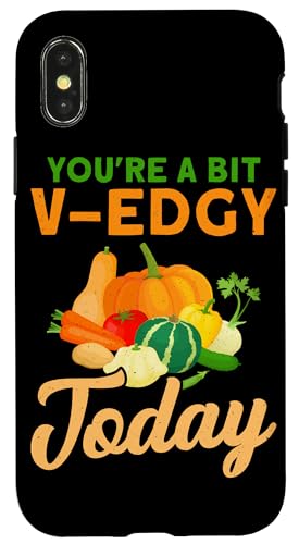 You're A Bit V-edgy Today Veganes Design für Veggie Hülle für iPhone X/XS You're A Bit V-edgy Today Veganes Design für Veggie Hülle für iPhone X/XS von Vegan Design Ideas For Vegans And Vegetarians