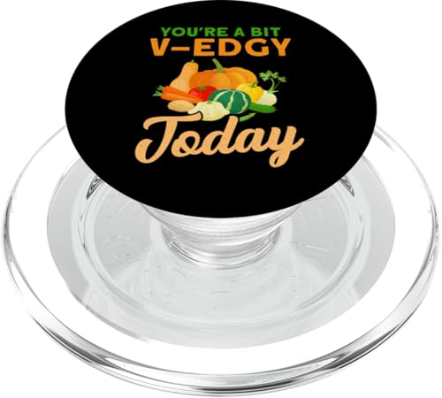 You're A Bit V-edgy Today Veganes Design für Veggie PopSockets PopGrip für MagSafe You're A Bit V-edgy Today Veganes Design für Veggie PopSockets PopGrip für MagSafe von Vegan Design Ideas For Vegans And Vegetarians