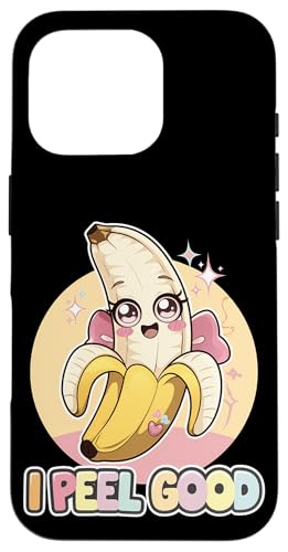 Lustiges Bananen Design Lebensmittel-Liebhaber Humor Hülle für iPhone 16 Pro von Vegane Früchte Geschenk Niedlich Retro