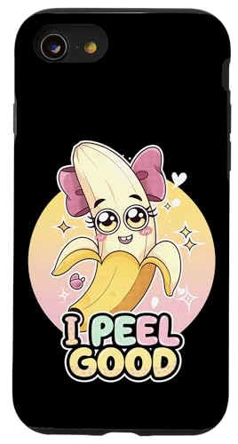 Lustiges Bananen Design Lebensmittel-Liebhaber Humor Hülle für iPhone SE (2020) / 7 / 8 von Vegane Früchte Geschenk Niedlich Retro