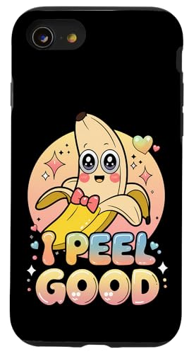 Lustiges Bananen Design Lebensmittel-Liebhaber Humor Hülle für iPhone SE (2020) / 7 / 8 von Vegane Früchte Geschenk Niedlich Retro