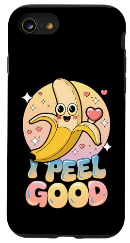 Lustiges Bananen Design Lebensmittel-Liebhaber Humor Hülle für iPhone SE (2020) / 7 / 8 von Vegane Früchte Geschenk Niedlich Retro