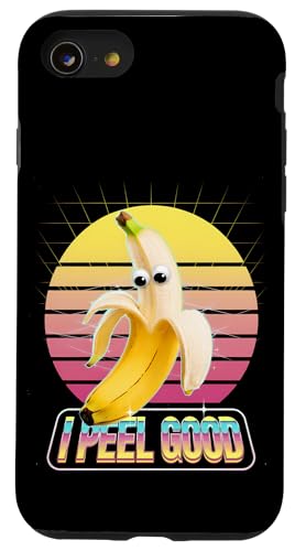 Lustiges Bananen Design Lebensmittel-Liebhaber Humor Hülle für iPhone SE (2020) / 7 / 8 von Vegane Früchte Geschenk Niedlich Retro