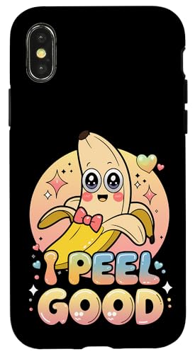 Lustiges Bananen Design Lebensmittel-Liebhaber Humor Hülle für iPhone X/XS Lustiges Bananen Design Lebensmittel-Liebhaber Humor Hülle für iPhone X/XS von Vegane Früchte Geschenk Niedlich Retro