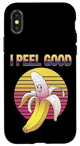 Lustiges Bananen Design Lebensmittel-Liebhaber Humor Hülle für iPhone X/XS Lustiges Bananen Design Lebensmittel-Liebhaber Humor Hülle für iPhone X/XS von Vegane Früchte Geschenk Niedlich Retro