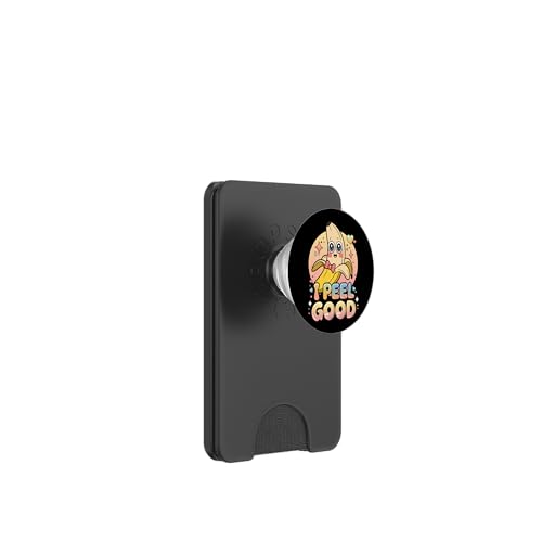 Lustiges Bananen Design Lebensmittel-Liebhaber Humor PopSockets PopWallet für MagSafe Lustiges Bananen Design Lebensmittel-Liebhaber Humor PopSockets PopWallet für MagSafe von Vegane Früchte Geschenk Niedlich Retro