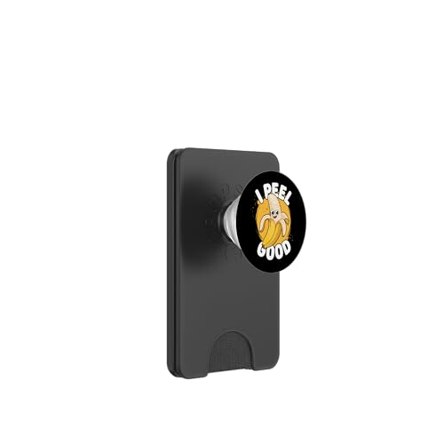 Lustiges Bananen Design Lebensmittel-Liebhaber Humor PopSockets PopWallet für MagSafe Lustiges Bananen Design Lebensmittel-Liebhaber Humor PopSockets PopWallet für MagSafe von Vegane Früchte Geschenk Niedlich Retro