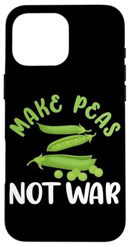 Machen Sie Erbsen, nicht Krieg Veganismus Design für Pflanzenfresser Hülle für iPhone 16 Pro Max Machen Sie Erbsen, nicht Krieg Veganismus Design für Pflanzenfresser Hülle für iPhone 16 Pro Max von Veganism Design Ideas For Vegans