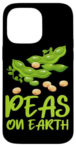 Peas On Earth Veganismus Design für Vegetarier Hülle für iPhone 14 Pro Max von Veganism Design Ideas For Vegans