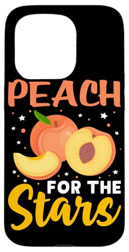 Pfirsich für die Sterne Veganismus Design für Obst Hülle für iPhone 15 Pro von Veganism Design Ideas For Vegans