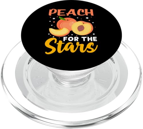 Pfirsich für die Sterne Veganismus Design für Obst PopSockets PopGrip für MagSafe Pfirsich für die Sterne Veganismus Design für Obst PopSockets PopGrip für MagSafe von Veganism Design Ideas For Vegans