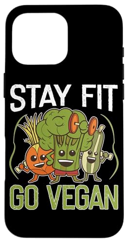 Stay Fit Go Veganismus Design für Vegetarier Hülle für iPhone 16 Pro Max Stay Fit Go Veganismus Design für Vegetarier Hülle für iPhone 16 Pro Max von Veganism Design Ideas For Vegans