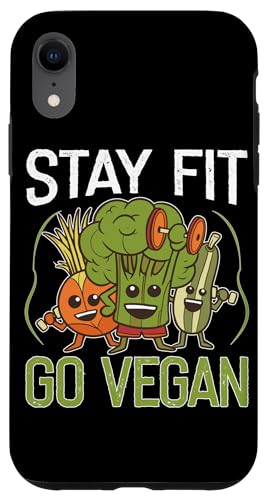 Stay Fit Go Veganismus Design für Vegetarier Hülle für iPhone XR Stay Fit Go Veganismus Design für Vegetarier Hülle für iPhone XR von Veganism Design Ideas For Vegans