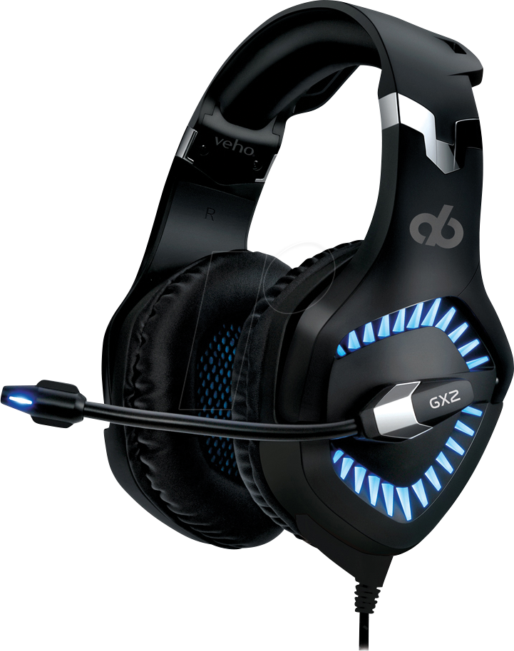 VEHO VAB002GX2 - Headset, Gaming, USB, 6.1 Surround von Veho