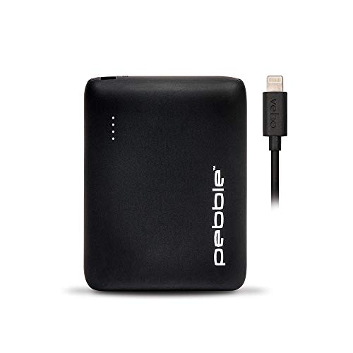 Veho Pebble PZ-10 10K mah PowerBank 12V Output with PD USB-C, VPP-013-PZ10-B (12V Output with PD USB-C Black Inc MFI Certified Lightning Cable) von Veho