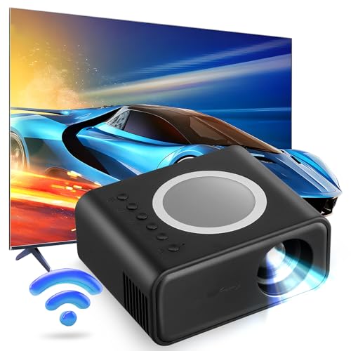 Beamer Full HD 1080P Mini Beamer Tragbar Video Projektor Heimkino Beamer für Smartphone/HDMI/USB/AV/Fire Stick/PS5 Beamer Full HD 1080P Mini Beamer Tragbar Video Projektor Heimkino Beamer für Smartphone/HDMI/USB/AV/Fire Stick/PS5 von Vehoukli
