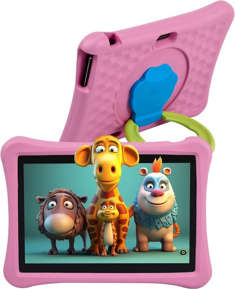 Veidoo Kinder-PC mit 4GB RAM Tablet (10,1, 64 GB, Android, mit EVA-Stoßfeste Hülle, Augenschutz, Elterliche Kontrolle)" von Veidoo